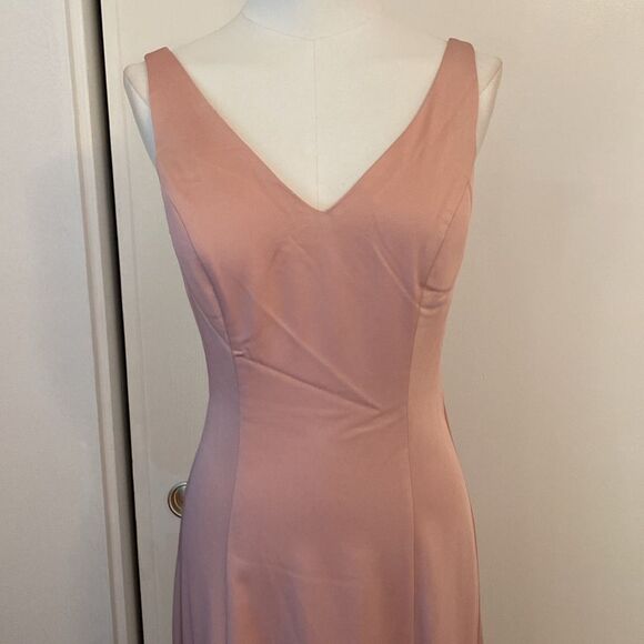 Narianna Blush Pink Sleeveless Full Length Gown Size XS - Picture 3 of 12